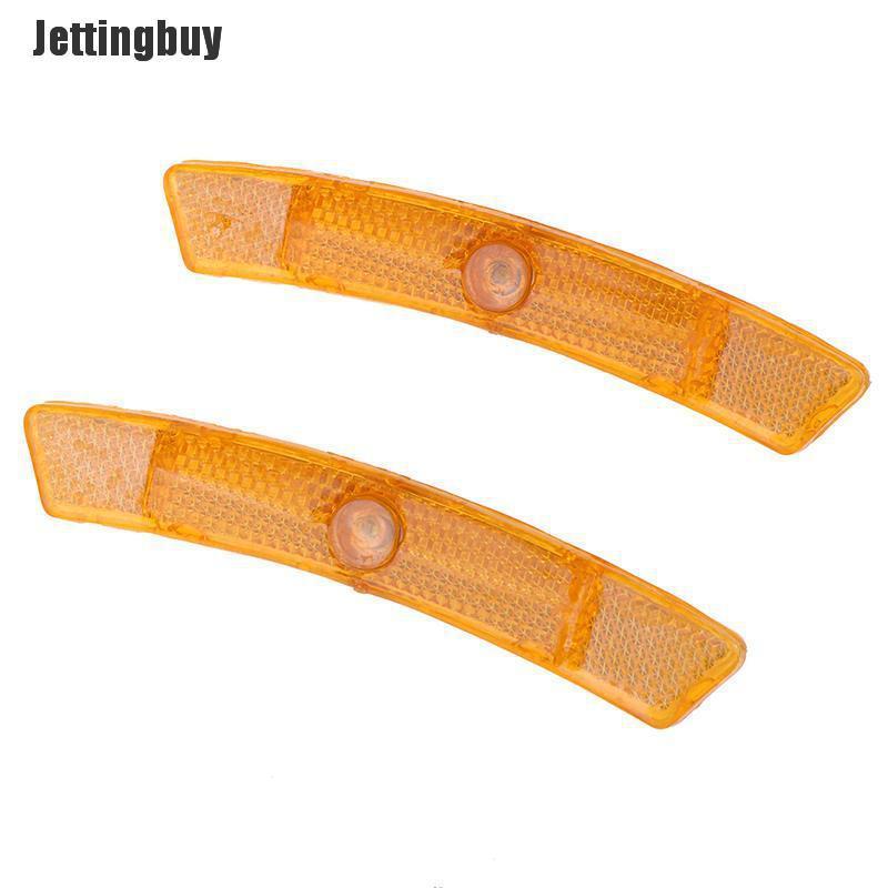 Jettingbuy 2pcs Bicycle Spoke Reflector Safety Warning Light Wheel Rim Reflective Light