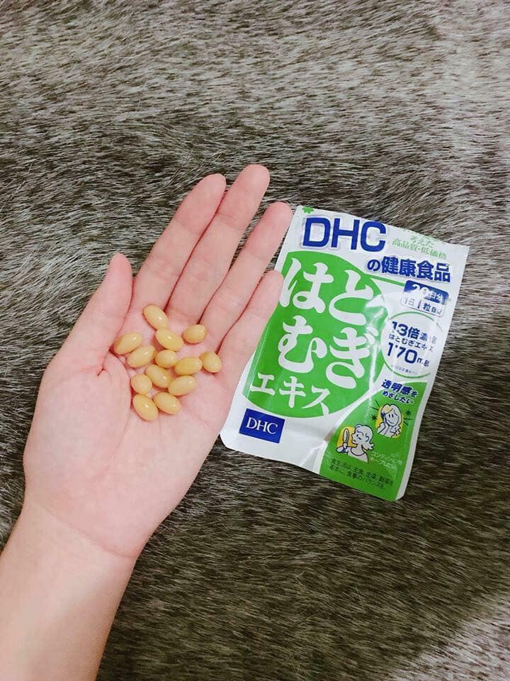 [HCM]Viên uống trắng sáng da DHC Adlay Extract Nhật Bản (gói 20 viên)