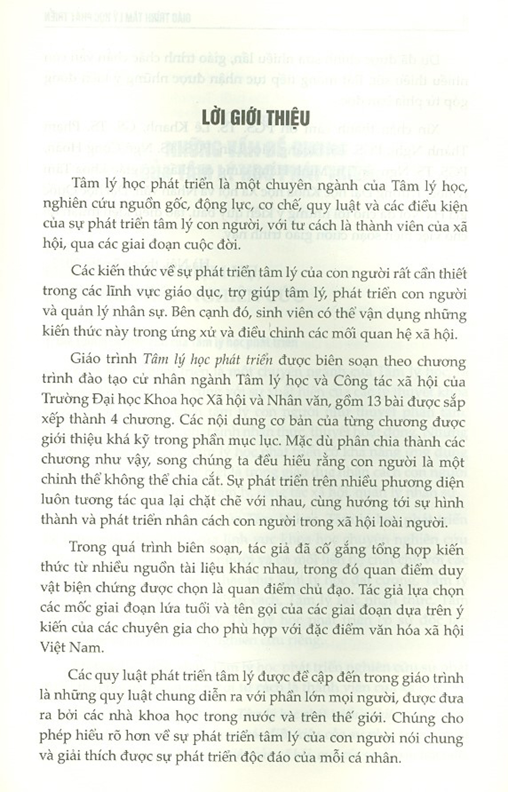 Tâm Lý Học Phát Triển