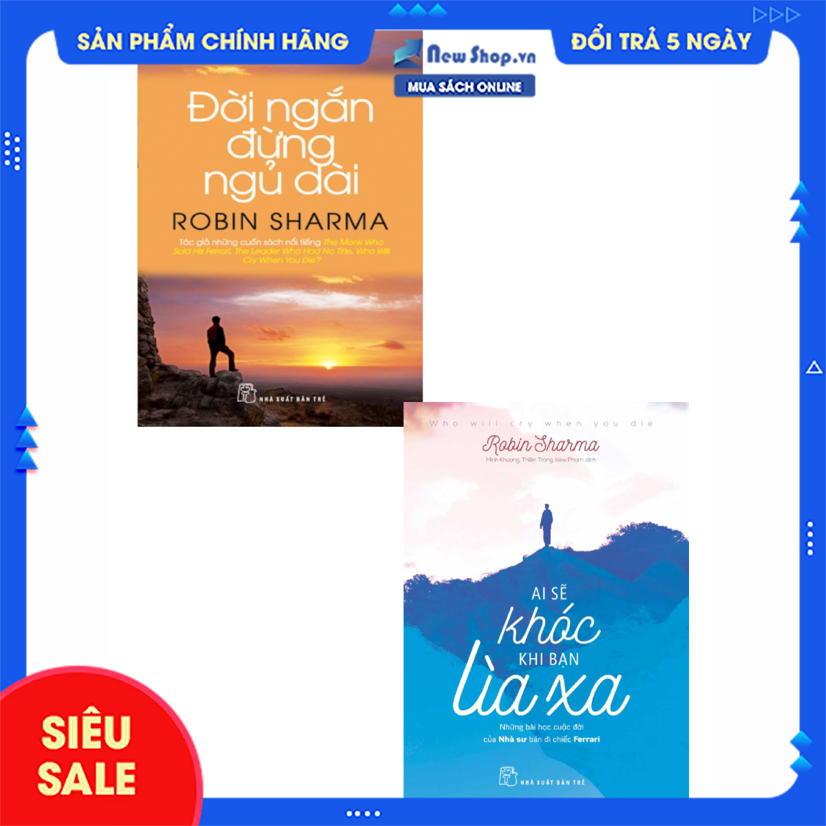 Combo ai sẽ khóc khi bạn lìa xa + đời ngắn đừng ngủ dài - newshop