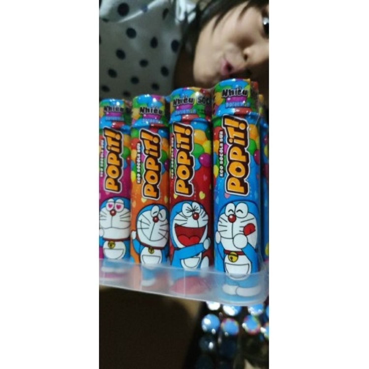 Kẹo ống popit socola trẻ em ( 1 vỉ 12 ống)