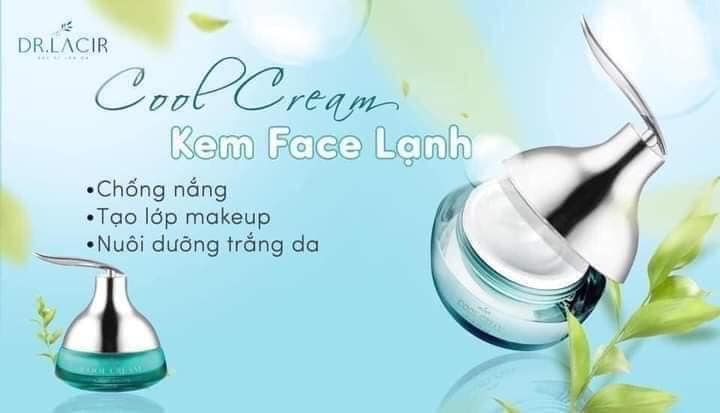 Chống nắng vật lý Dr.lacir (Kem face lạnh - cool cream)