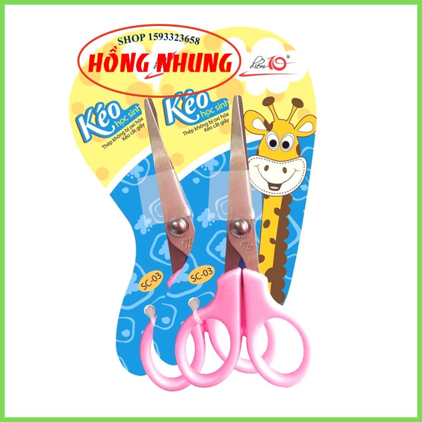 [ Mới] Kéo Học Sinh Điểm 10 Thiên Long TP-SC03