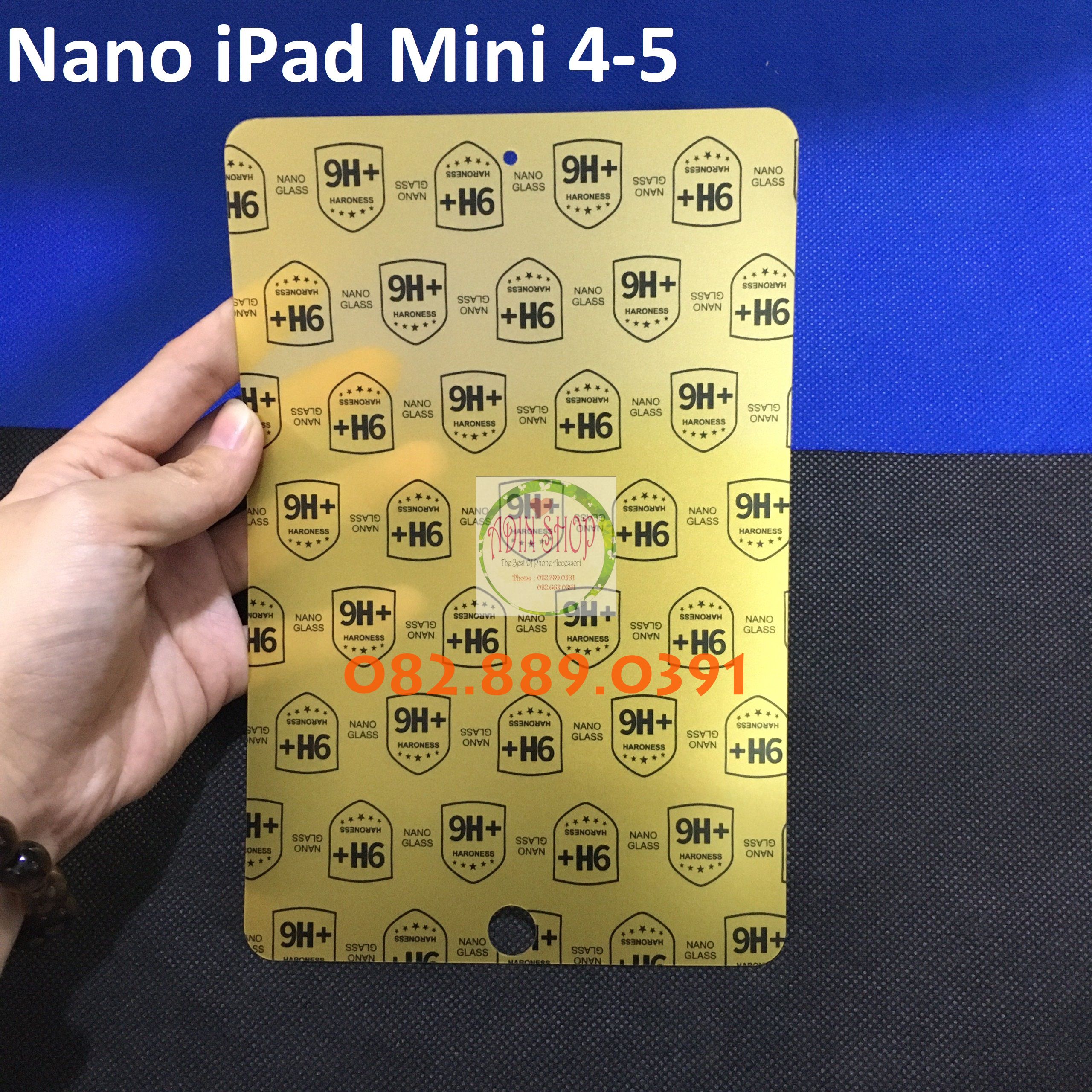 Kính cường lực dẻo nano ipad 2-3-4 / air 1-2 - 3 / mini 1-2-3 / mi 4-5 / ipad 9.7' / ipad 10.5 / ipad 11 ...