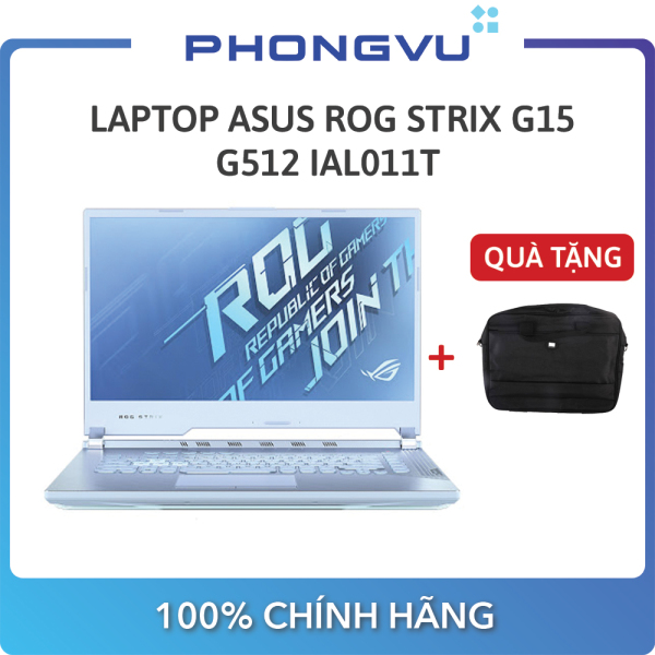 [TẶNG TÚI LAPTOP 15] - Laptop ASUS ROG Strix G15 G512 ( 15.6 Full HD/ i7-10750H/8GB/512GB SSD/ GTX 1650Ti/Win10 Home SL) - Bảo hành 24 tháng - Áp dụng hết 31/10