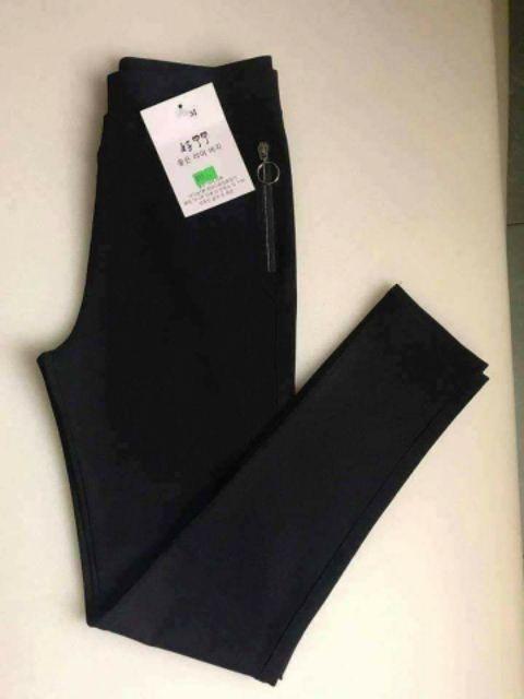 Quần legging U MÌ HÀN khóa sườn