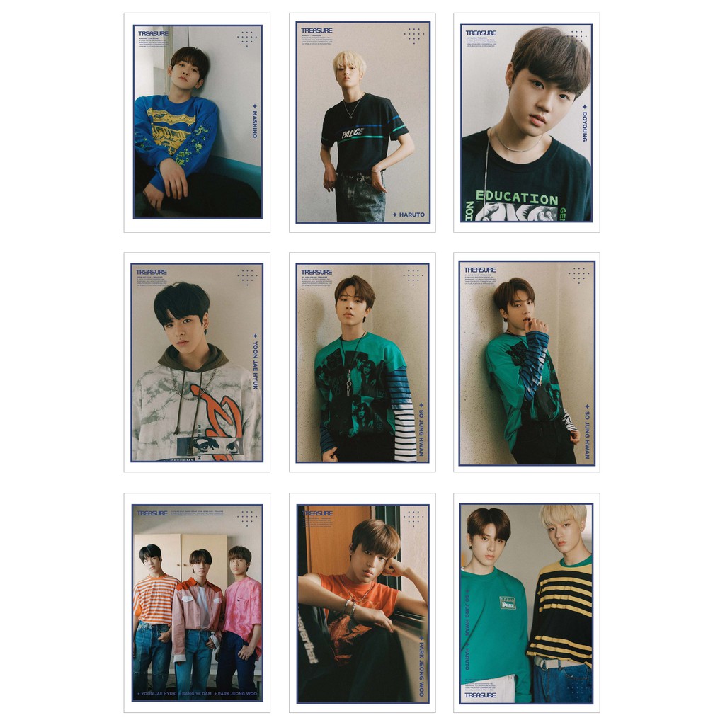 [HCM][Ép Lụa] Lomo Card 36 Ảnh TREASURE - EDITORIAL vol.5+6