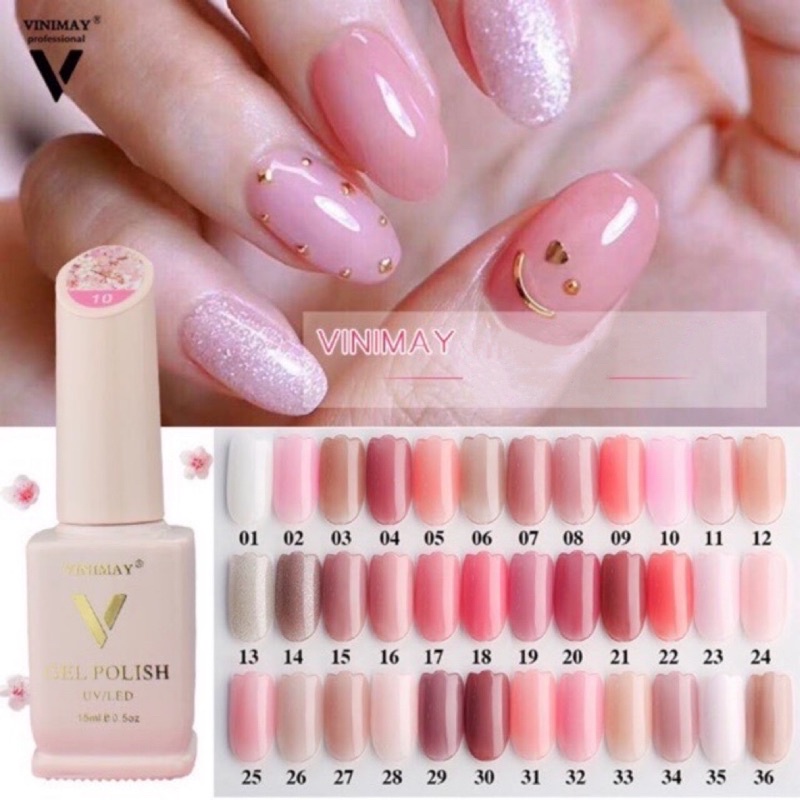 Sơn gel thạch vinimay 36 màu 21-36