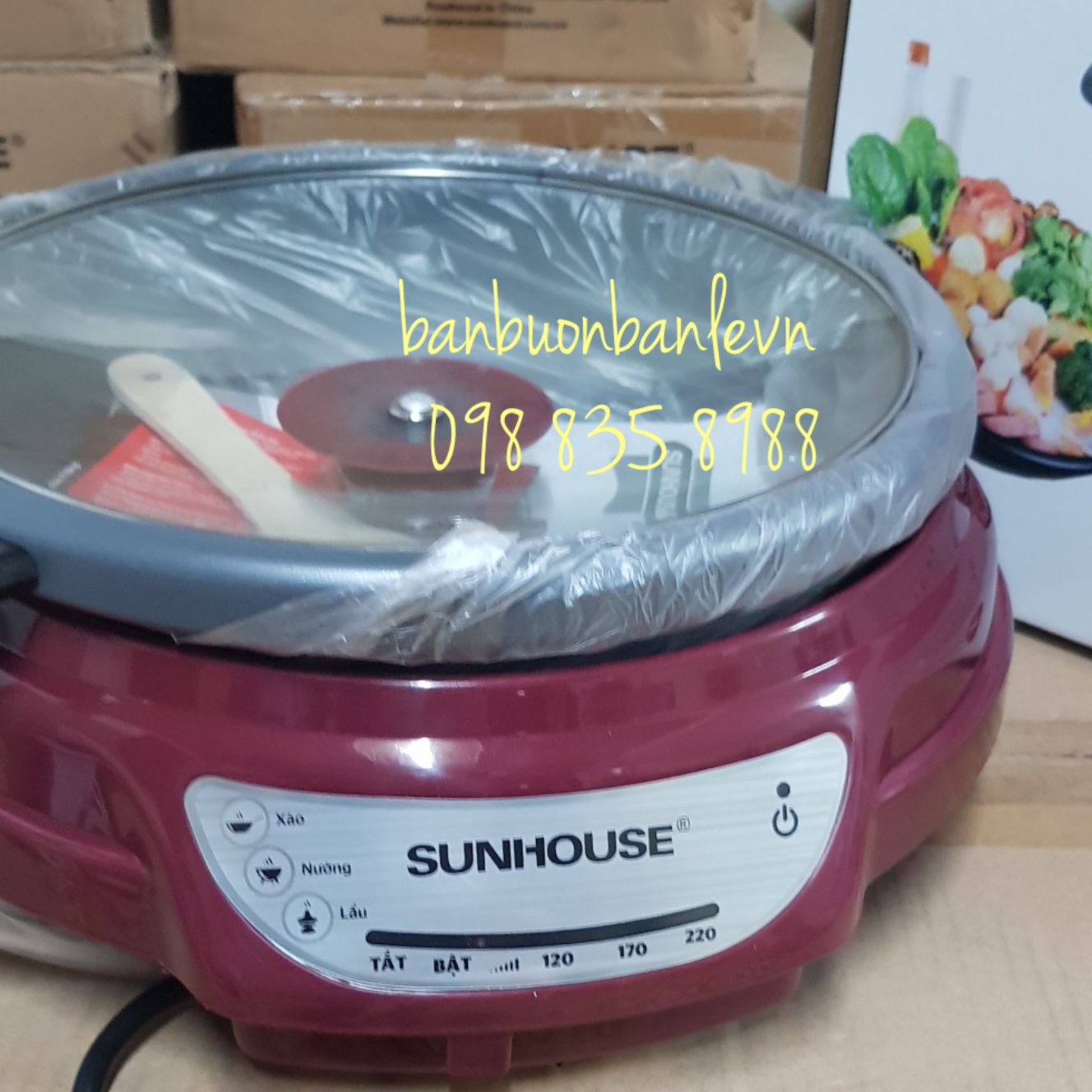 Lẩu điện  3.5L SUNHOUSE SH535L