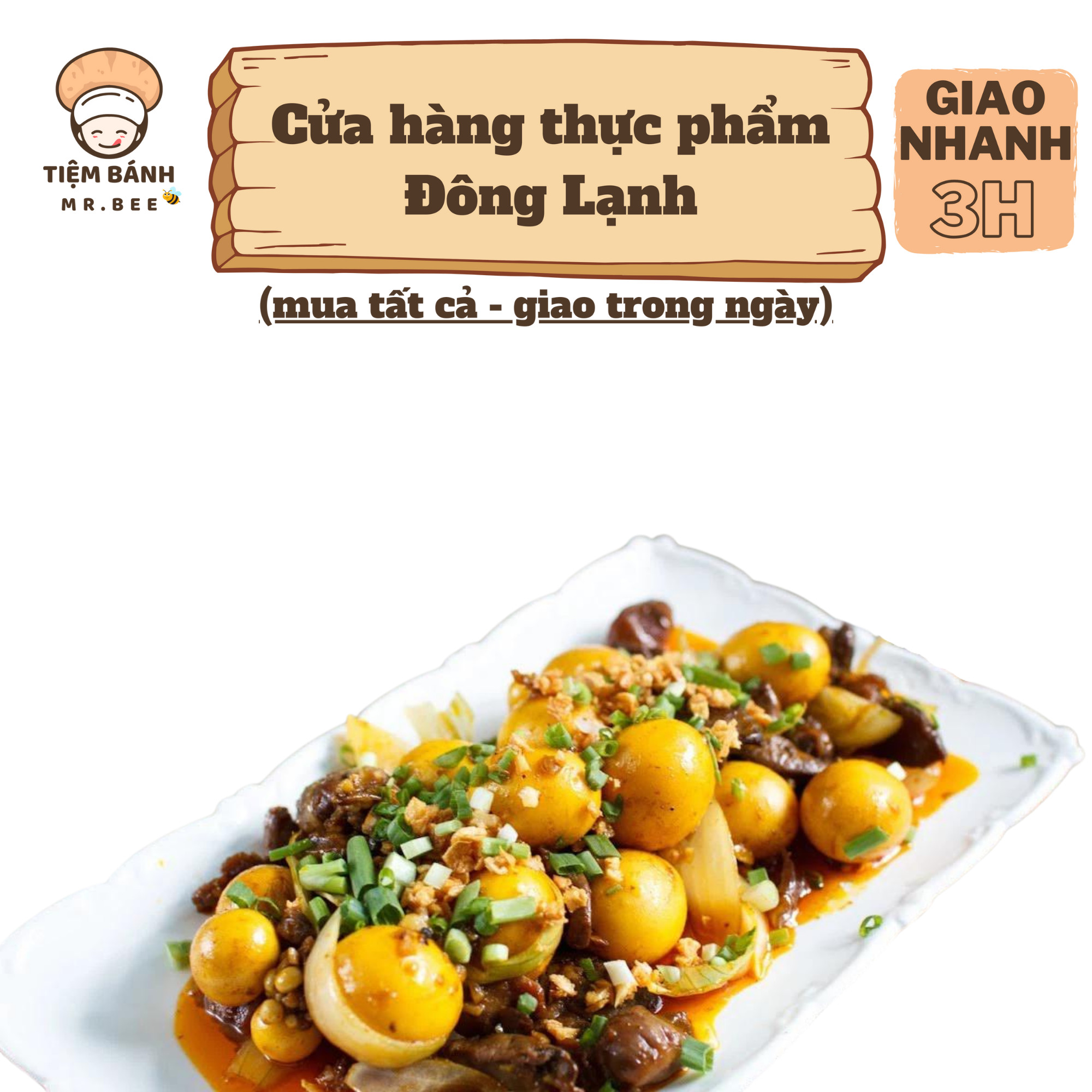 [Chỉ giao HCM] –Trứng Gà Non –  Hộp 500g