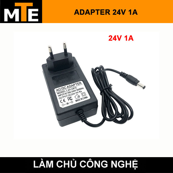 Nguồn adapter 24V 1A 2A 3A 4A 5A jack DC 5.5 x 2.1 mm