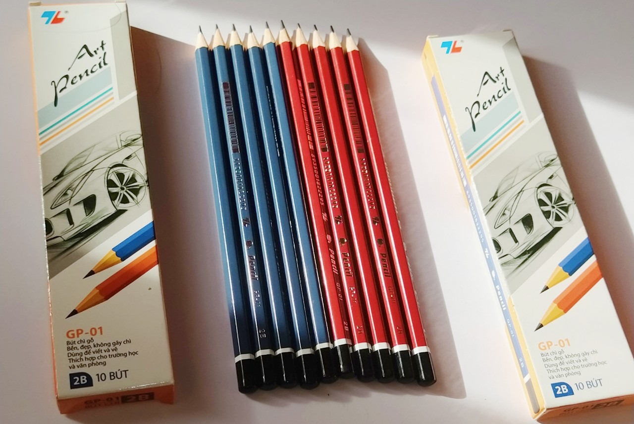 Chì 2B Thiên Long -Hộp 10 cây