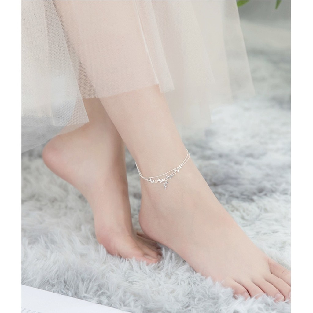 Lắc Chân Bạc 925 Cao Cấp - MLC019
