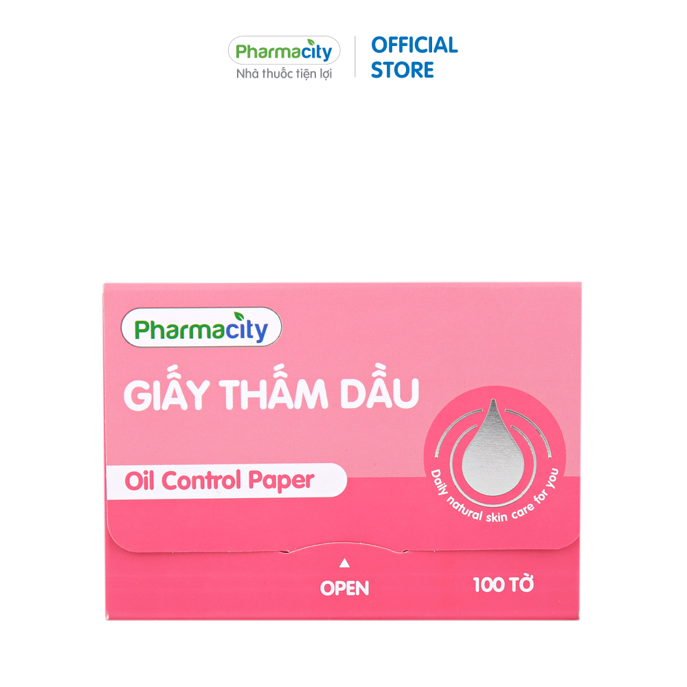 Giấy thấm dầu Pharmacity (100 tờ/gói)