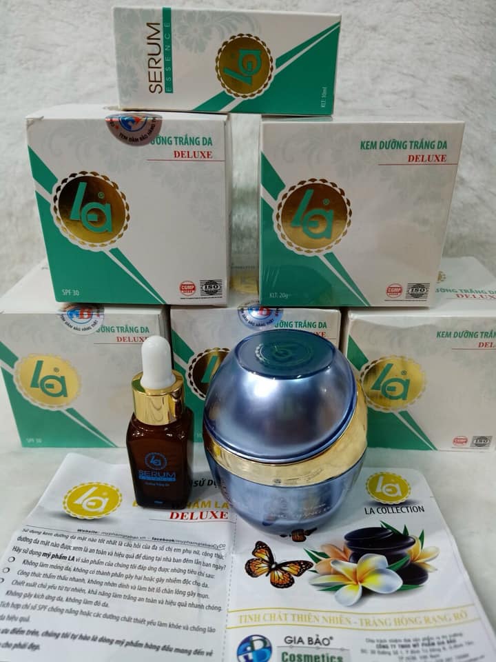 kem dưỡng trắng da mặt DELUXE LA