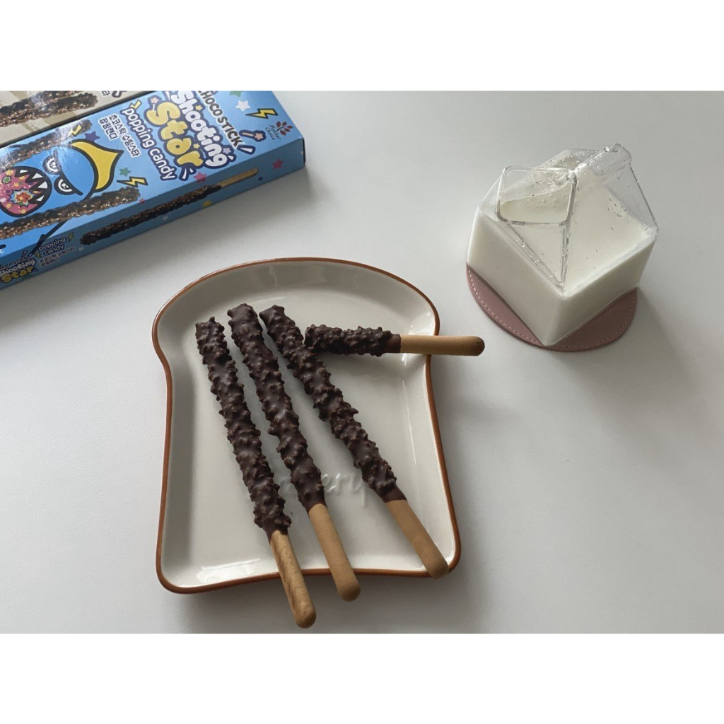 Bánh Que Hàn Quốc Choco Stick Shooting Star Popping Candy (Hộp 54g Xanh)