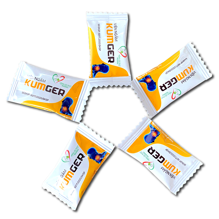 Kẹo ngậm ho Kumger (Hũ 100 viên) - hỗ trợ bổ phế, giảm ho, giảm đau họng