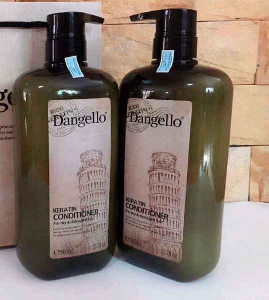 [DANGELLO] [CHÍNH HÃNG] cặp gội xả keratin dangello phục hồi [tóc] siêu mượt 800mlx2