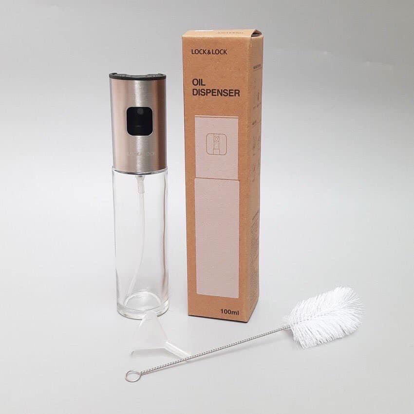Bình xịt dầu ăn Lock&Lock 100ml kèm phểu và cọ rửa - CKO109