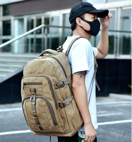 Balo Nam vải Canvas (Vải bố) cao cấp 2019