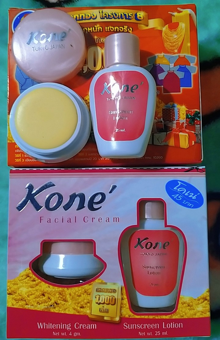 combo 3 món dưỡng trắng KEM KONE THÁI LAN MẪU MỚI