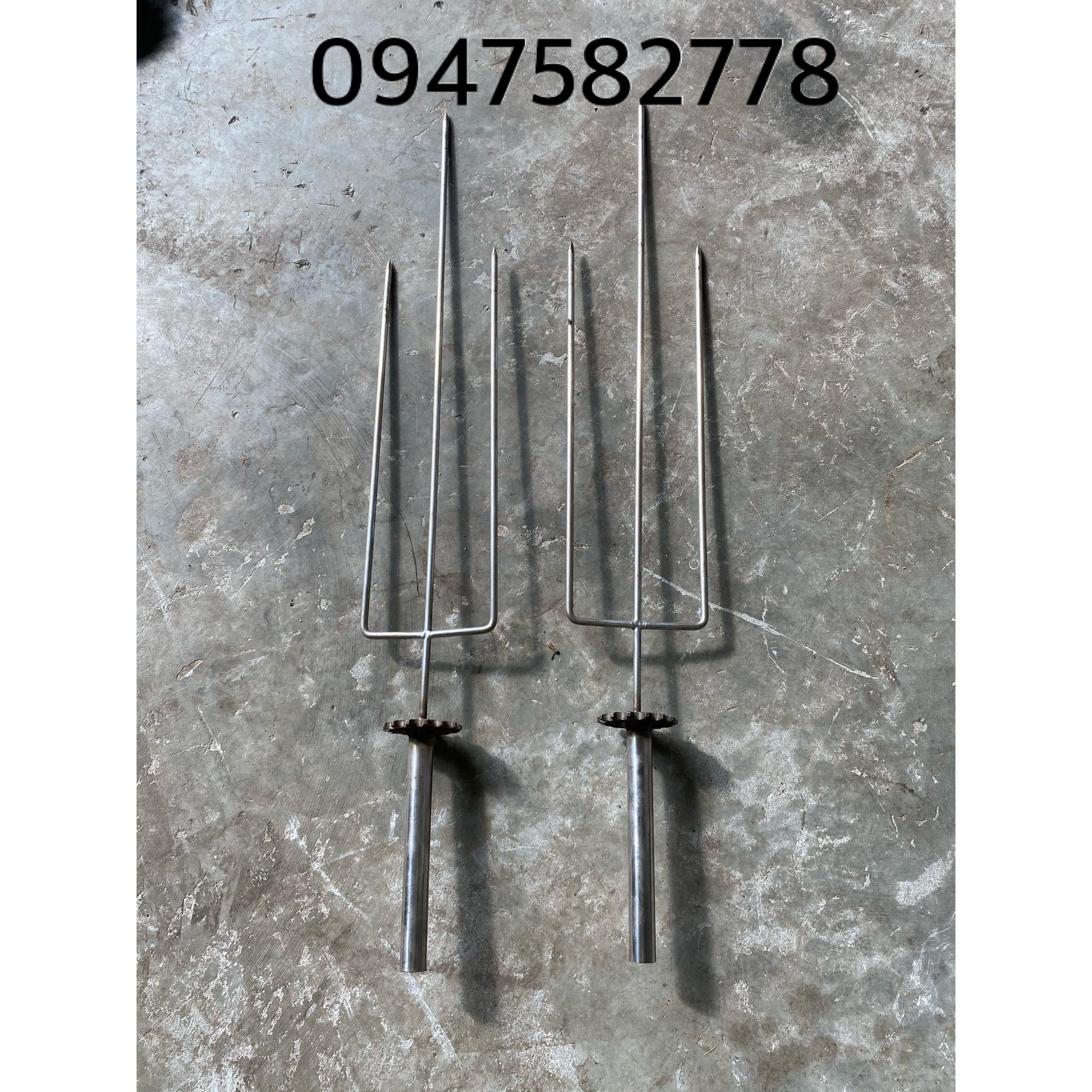 XIÊN BA CHẠC NƯỚNG VỊT,GÀ BẰNG INOX