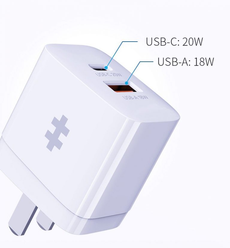 Sạc 2 cổng HyperJuice 20W Charger Small Size - chính hãng