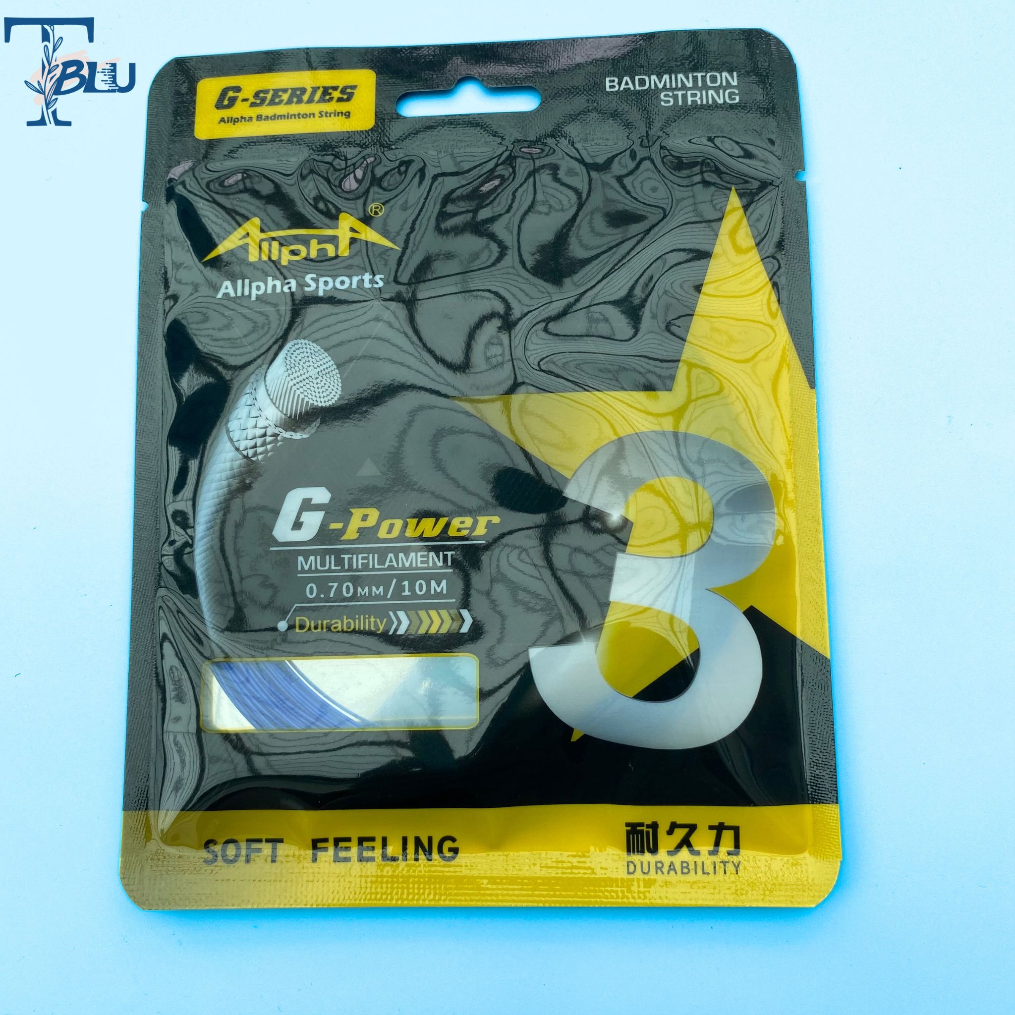 Dây cước căng lưới vợt cầu lông ALPHA GP3 ( màu ngẫu nhiên)