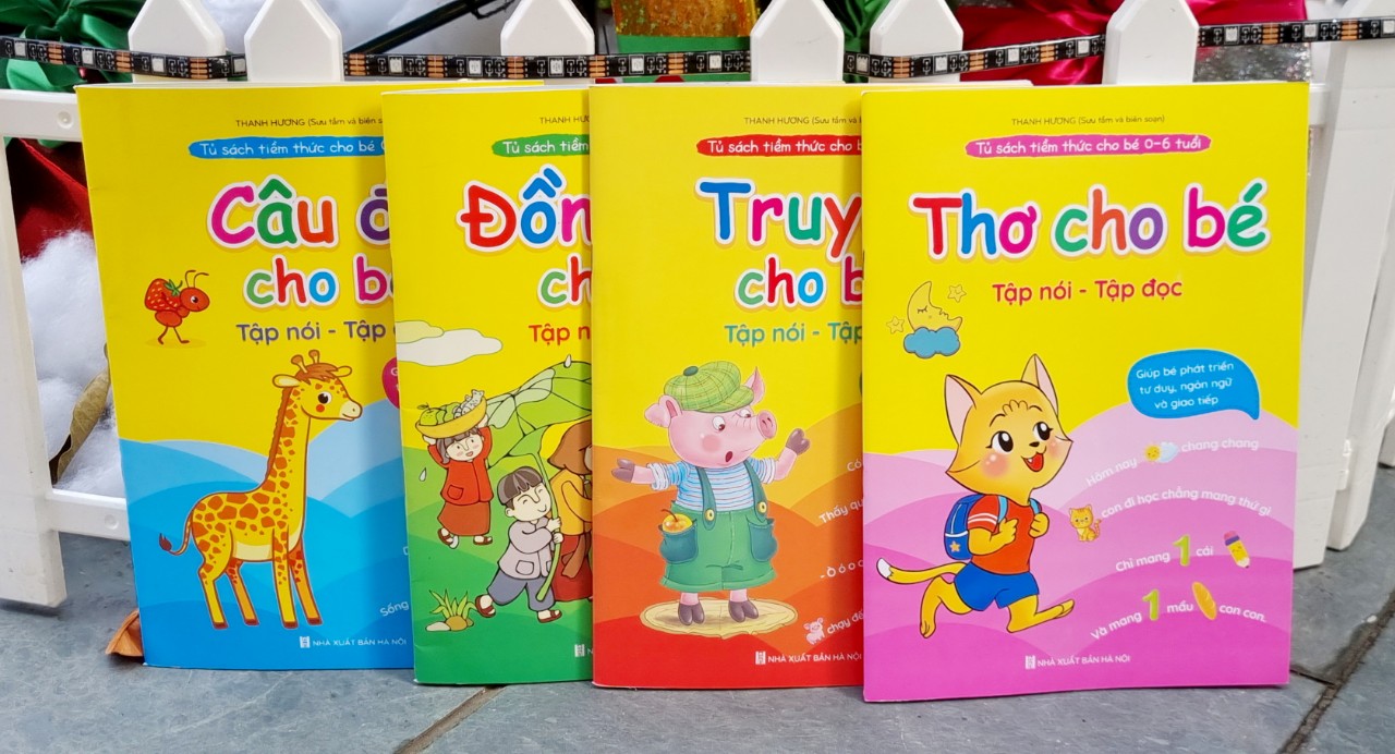 Combo 4 Món Đồ Chơi Đồng Dao Thơ Truyen Câu Đố