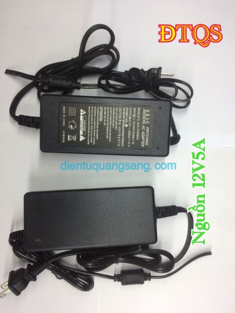 Bộ ĐỔI NGUỒN cho MÁY BƠM áp lực mini từ 220-12V 5A