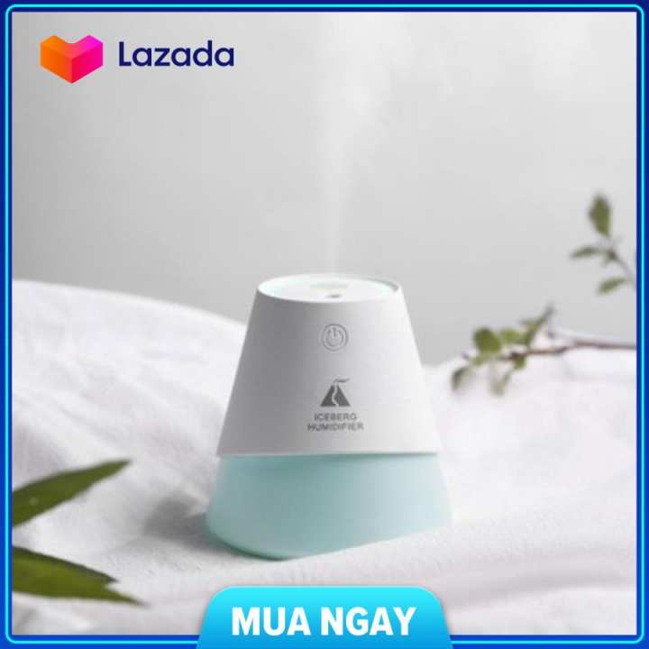 Máy Phun Sương Xông Tinh Dầu Mini Volcano Tặng Kèm Đèn Led Quạt Mini – Bảo Hành 1 Đổi 1
