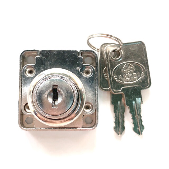 [HCM]Ổ khoá tủ CAMBRIA lắp cho hộc tủ ngăn bàn kéo