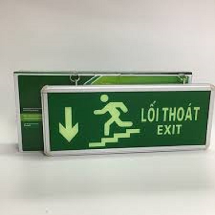 Đèn Exit, Đèn Thoát Hiểm, Chỉ Lối Thoát 2 Mặt. Đèn LED Exit 2 mặt - Đèn lối thoát, đèn khẩn cấp LỐI THOÁT
