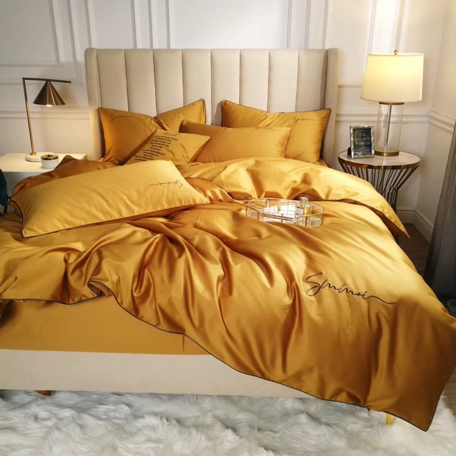Bộ Chăn Ga Gối Lụa Tencel Sumoi Cao Cấp