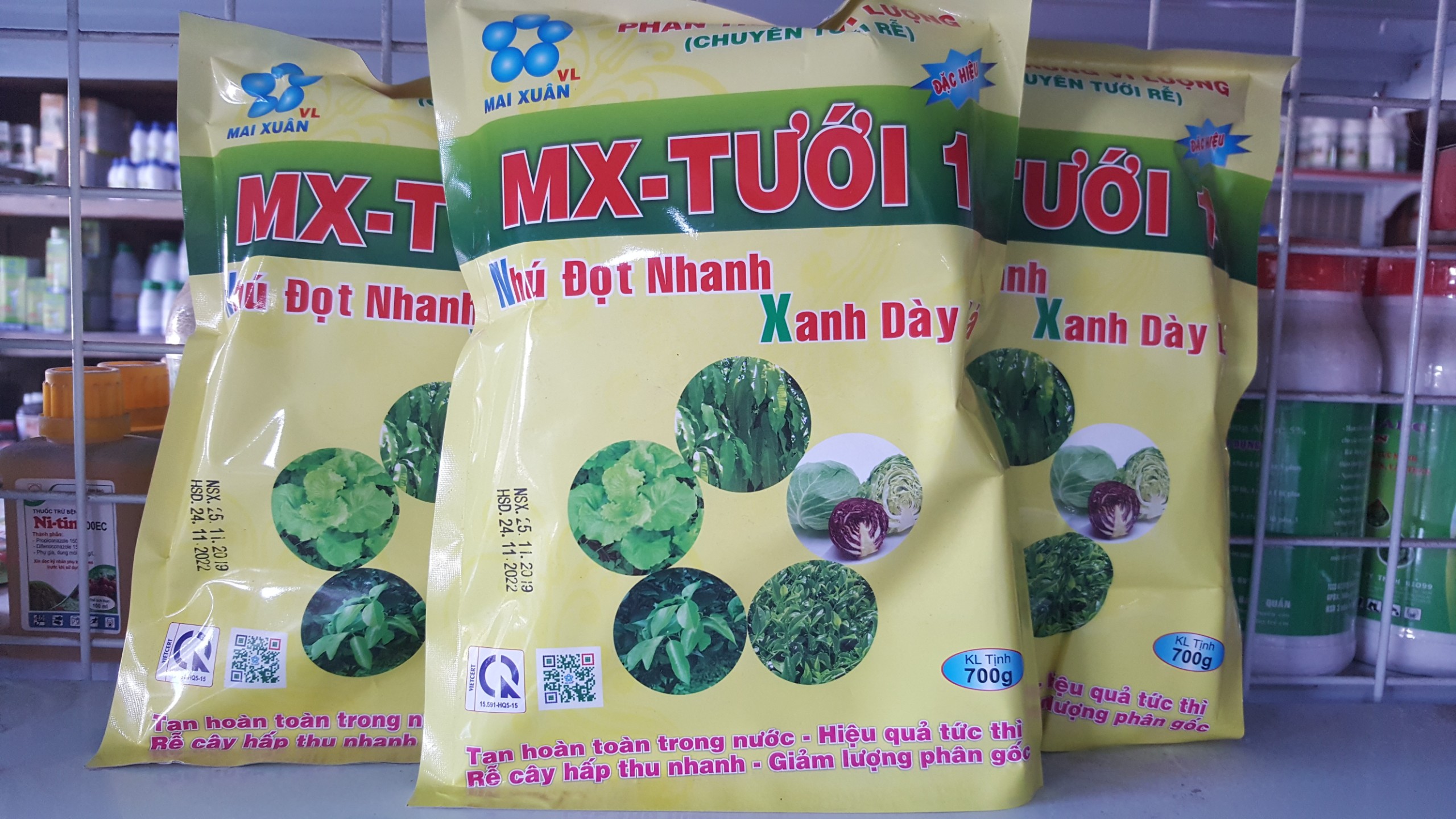 MX TƯỚI 1 - PHÁT TRIỂN THÂN LÁ - GÓI 700g