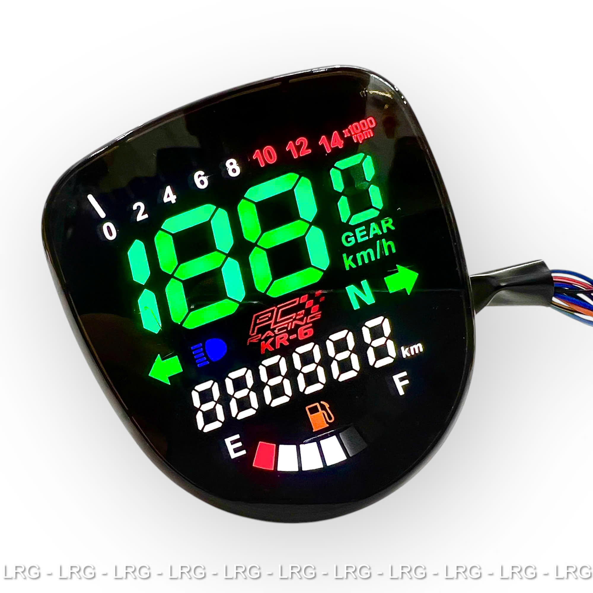 Đồng Hồ Đo Tốc Độ Xe Máy Cub LCD Điện Tử