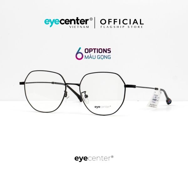 Giá bán Gọng kính cận kim loại nam nữ EYEKON C52 mắt đa giác chống gỉ cao cấp nhập khẩu by Eye Center Vietnam