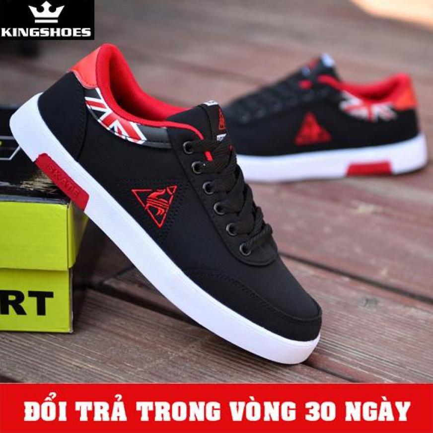 Giày Sneaker Nam Đen 2019 (Giá Siêu Sốc) - KINGSHOES (KS03) giá rẻ
