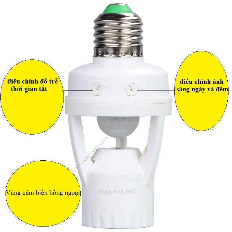 Đui Đèn Cảm Ứng QY-E27-01