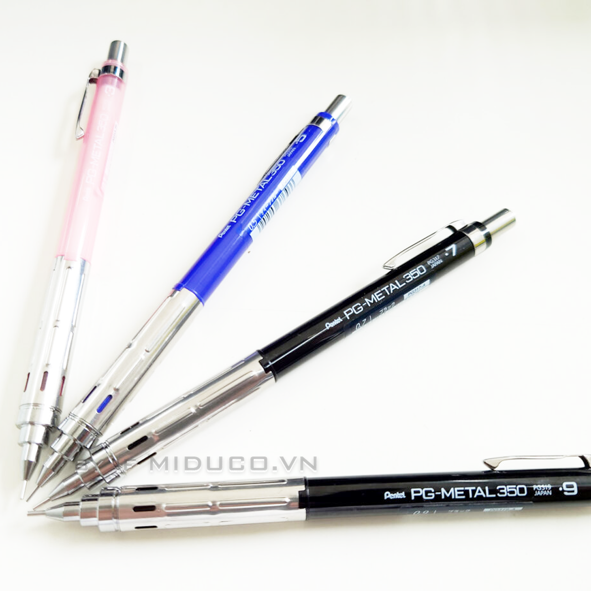 (Model 2021) Bút chì bấm PENTEL PG-METAL 350 0.5mm