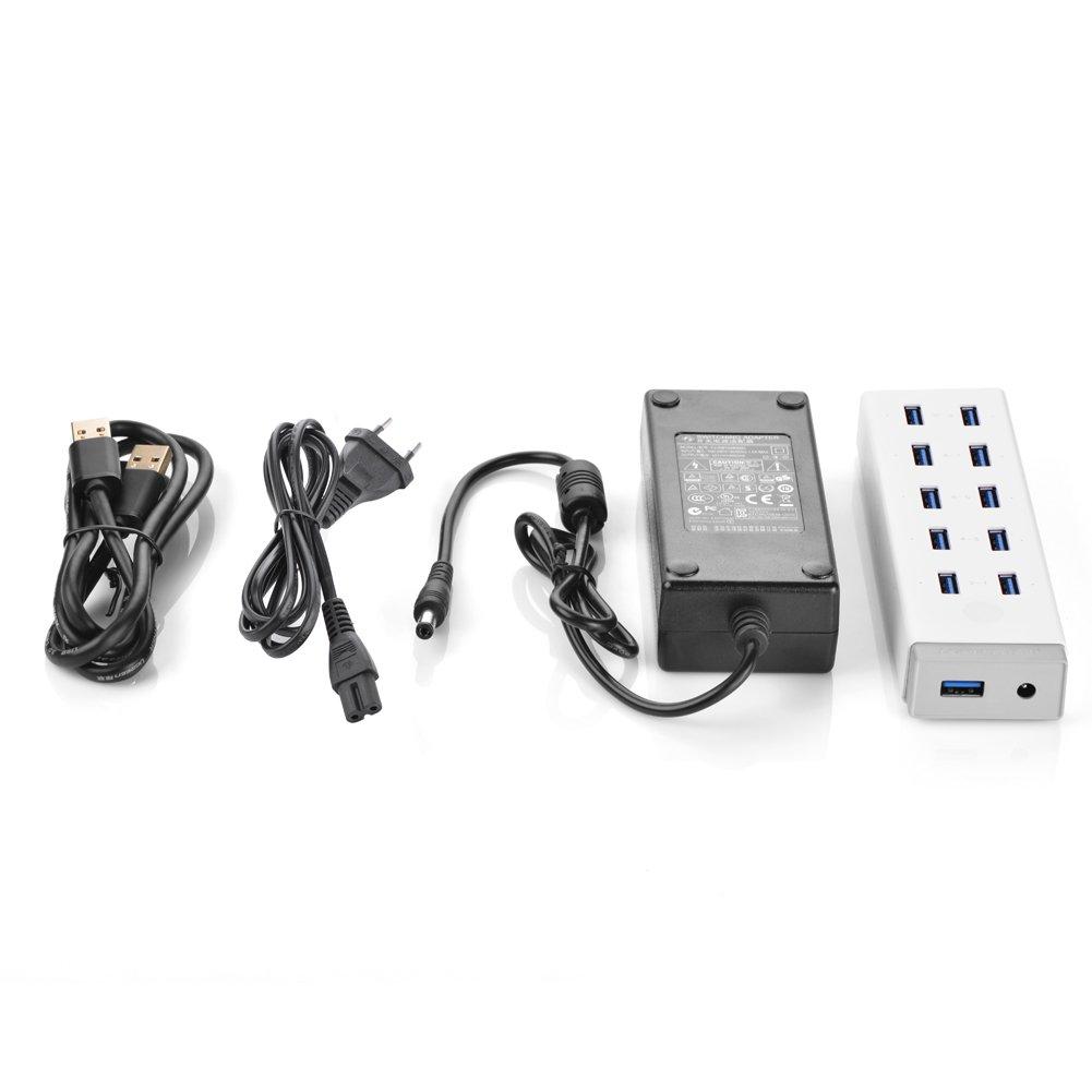 Bộ chia USB 10 cổng tốc độ cao chuẩn 3.0 cao cấp Ugreen 20297