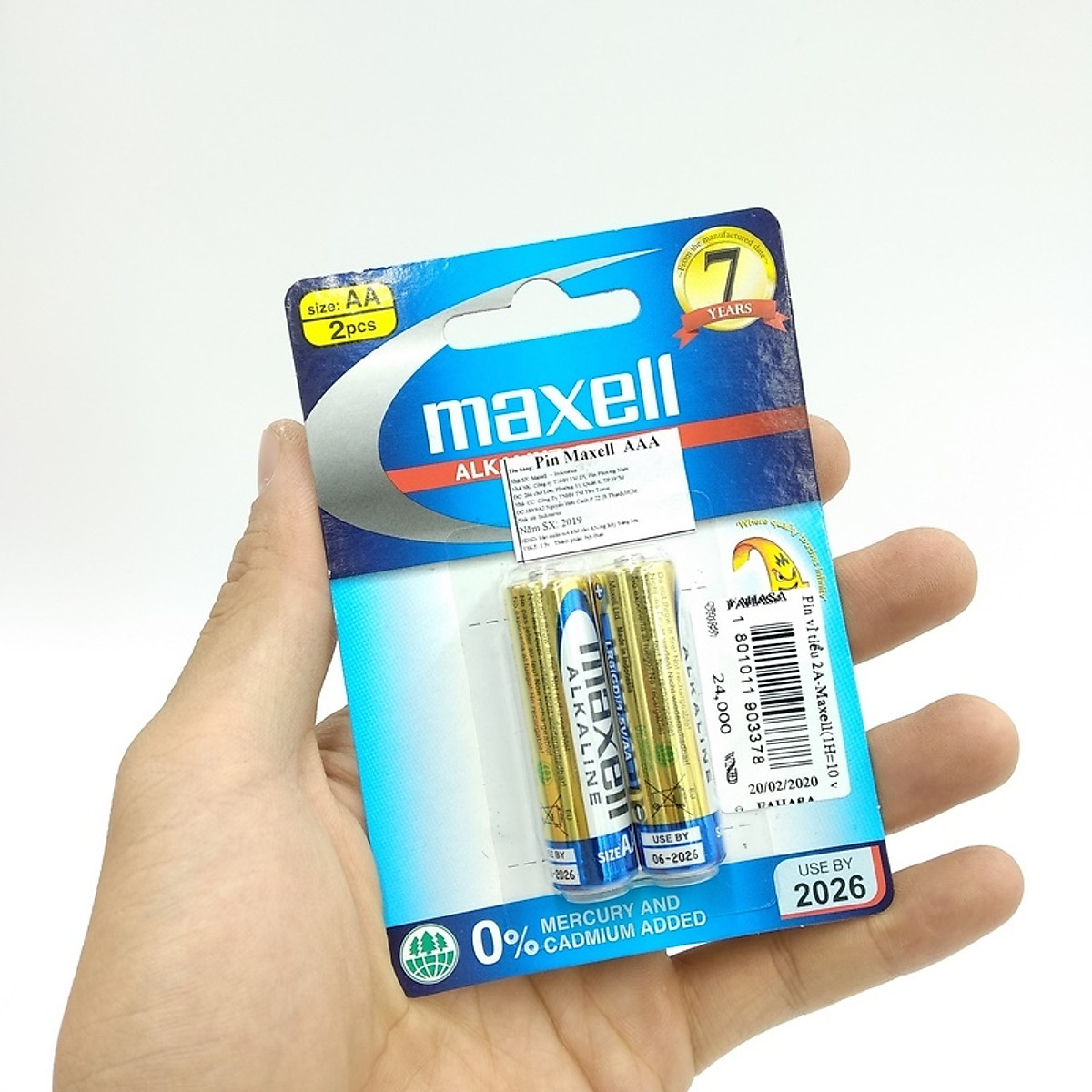 Pin Maxell Alkaline AA/AAA (2 Viên)