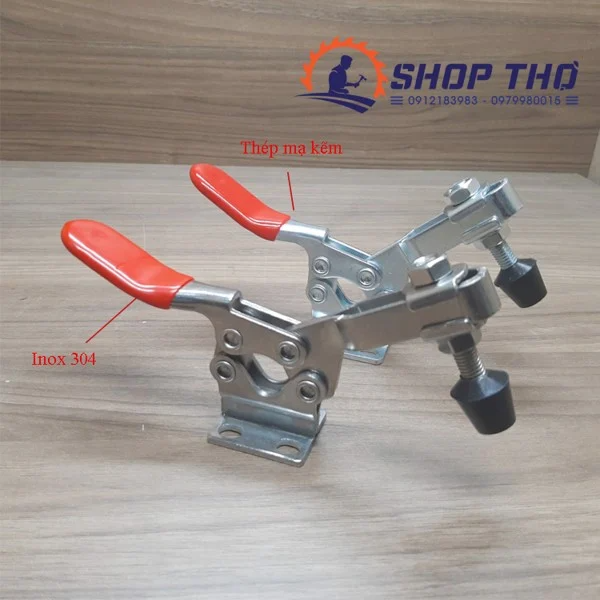 Sập vuông góc -225D INOX 304(tổng dài 17cm)