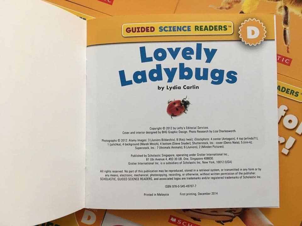 Bộ 5 hôp 81 cuốn Scholastic Guided Science Readers ABCDEF (Tặng kèm file nghe)
