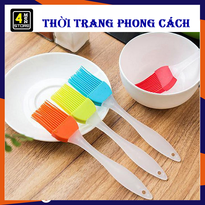 ⚡ Tjll Tjll ⚡ Cọ Quét Dầu Bằng Silicon Tiện Dụng Cho Nhà Bếp - Dụng Cụ Làm Bánh Chổi Quét Dầu Cọ Phết Dầu Silicon