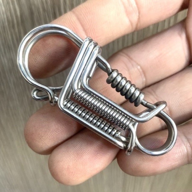 Móc khoá thủ công inox 304 loại thông dụng