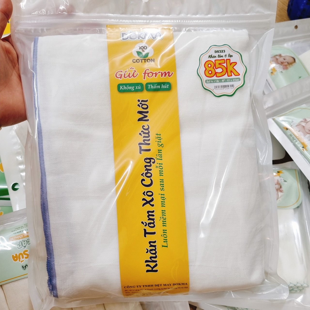 (DOKMA) Khăn tắm xô Dokma chính hãng