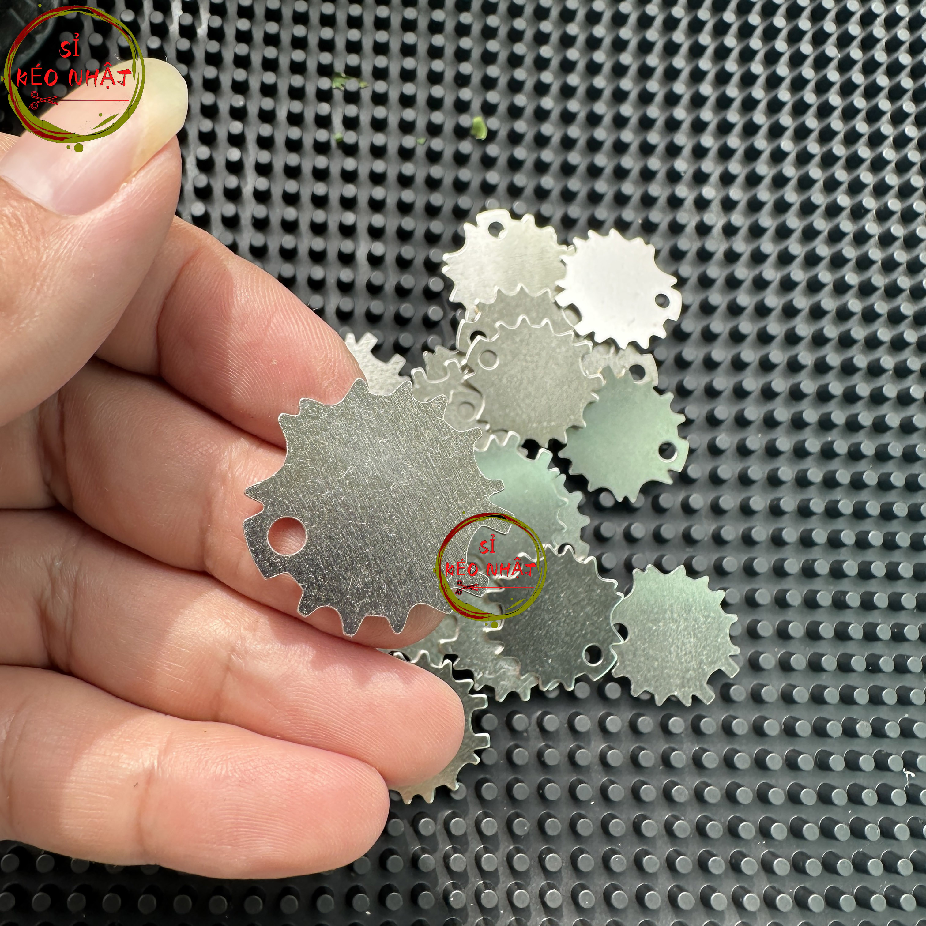 Dụng cụ chỉnh kéo cắt tóc tại nhà [Màu trắng chủng loại inox]