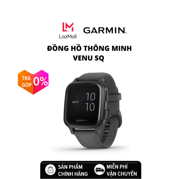 [Trả góp 0%]Đồng hồ thông minh Garmin Venu Sq - Hàng Chính Hãng - Bảo Hành 12 Tháng