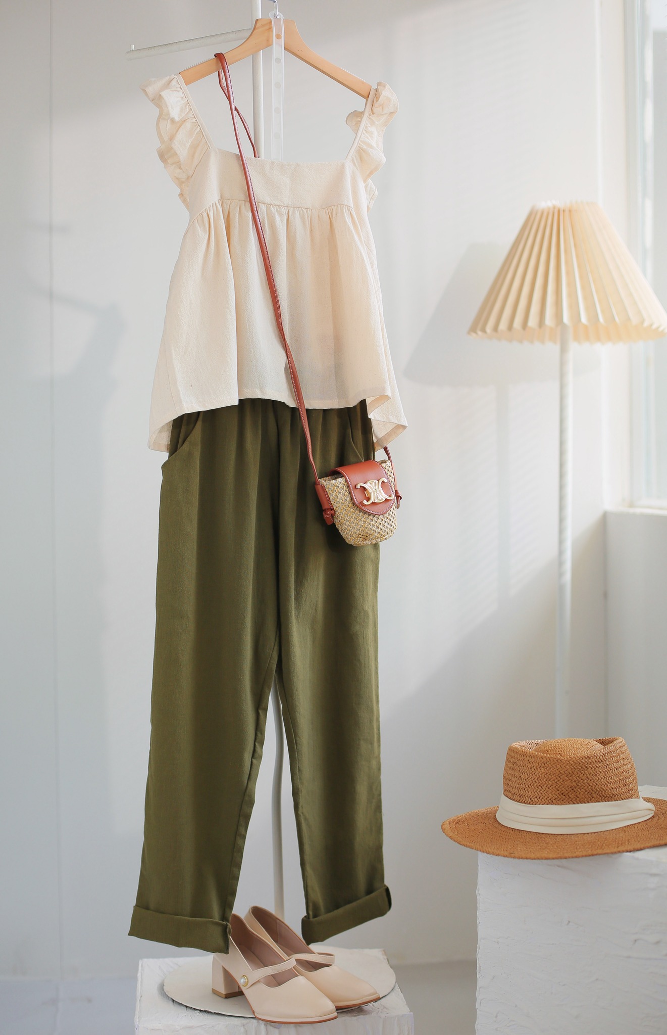 MORI - Quần Baggy linen